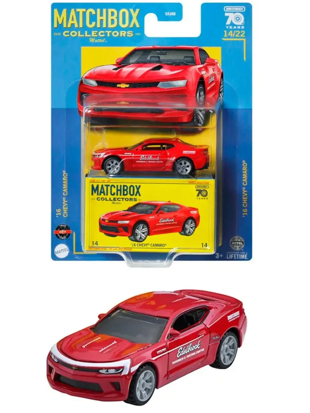 Машинка Хот Вилс Matchbox 1916 Chevy Camaro GBJ48 HLJ61