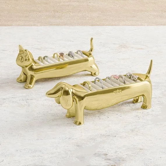 Держатель для колец dachsie, латунь