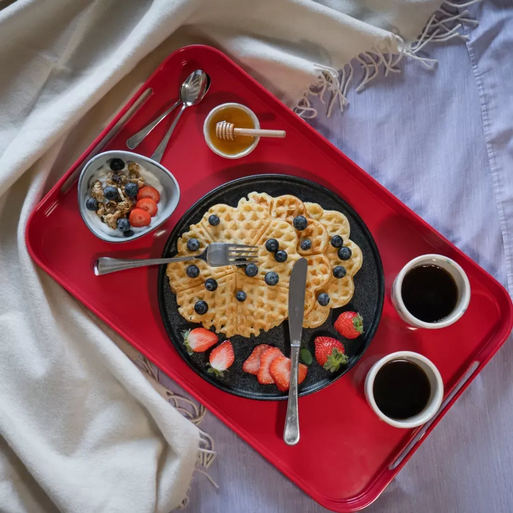 Поднос для сервировки 51x33см Trebonn Serveware белый