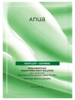 Anua Барьерная тканевая крем-маска с экстрактом хауттюйнии Heartleaf Cream Mask Night Solution 25 мл