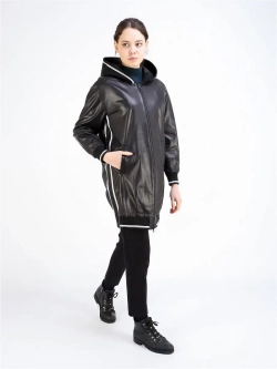 Женский кожаный плащ/натуральная кожа/Турция