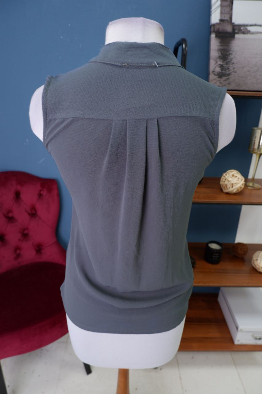 Рубашка однотонная 42-44 размер