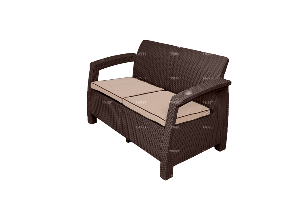 Диван Gardeck Tweet 2-х местный, венге