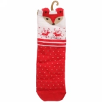 Носки женские «Новогодняя сказка «, микс 4 цвета, р-р 36-39 (крючок, пакет, стикер)