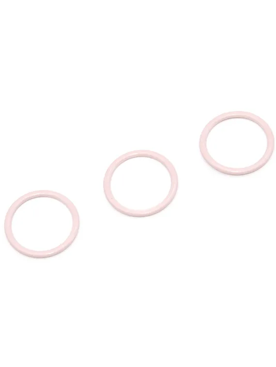 Кольцо Arta-F, 15 мм, металл, серебристый пион 168