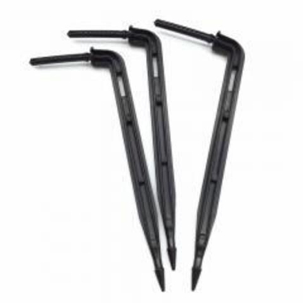 Капельница гнутая, стрелка поток 2 л/ч КП-2302 (100шт)