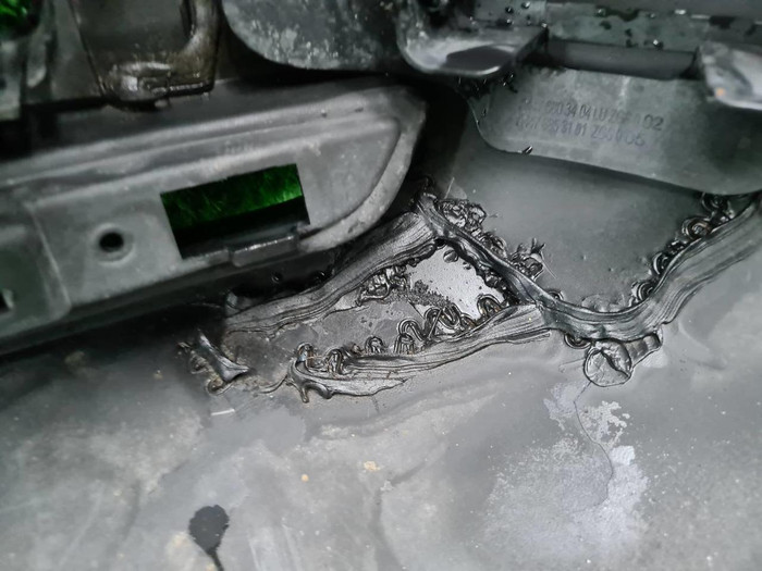 Бампер задний Mercedes V w447 (2019-н.в.)