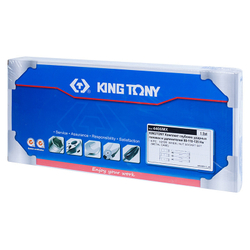 KING TONY (4406MX) Набор глубоких ударных торцевых головок и торсионных удлинителей 1/2", 17, 19, 21 мм