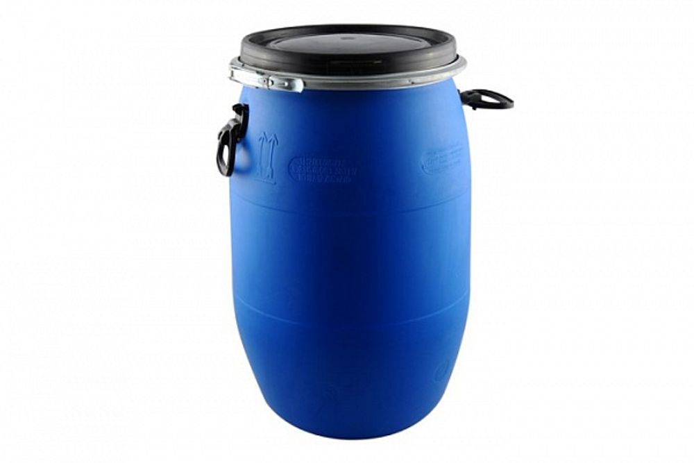 Бочка пластмас. 40л. синяя (2 сорт)