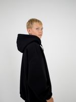 Худи оверсайз "УГОЛЬ" утепленное подростковое
