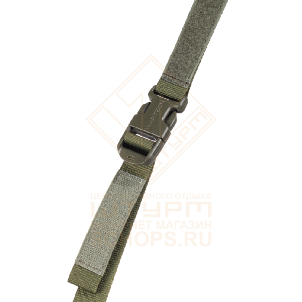 Ремень оружейный Wartech TS-110 двухточечный самосброс, Olive