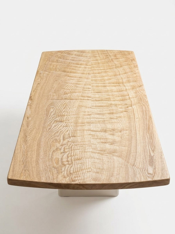 Обеденный стол из мраморного ясеня MARBLE ASH 1400