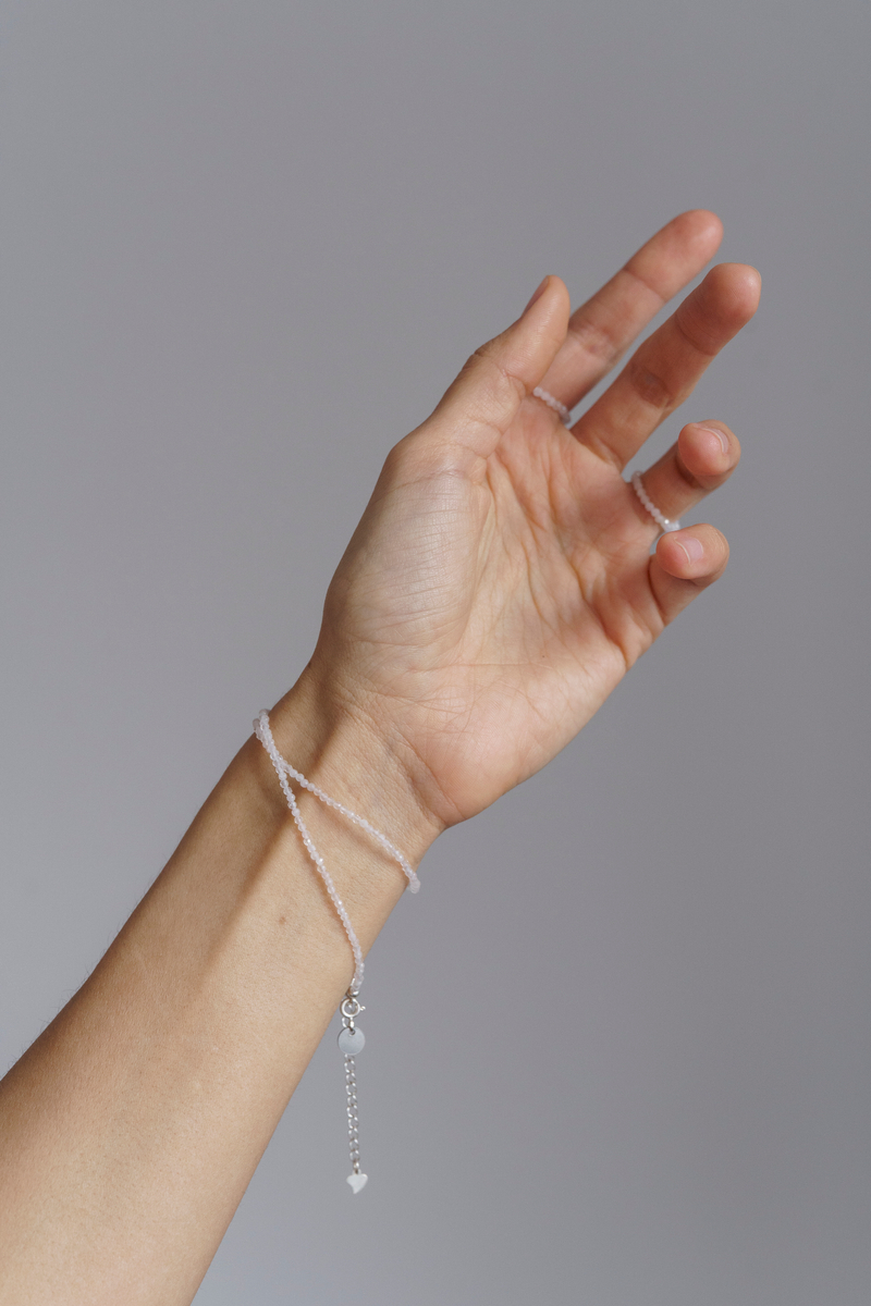 Чокер "Memo about Moon" из лунного камня с удлинителем 33-38 см