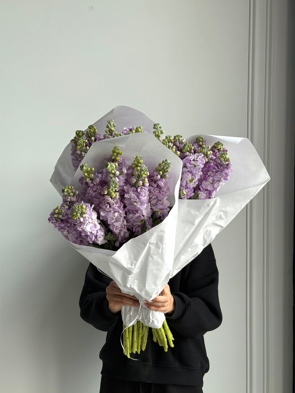 Охапка маттиолы в фиолетовом оттенке 10 шт