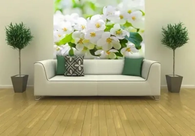 Фотообои "Симфония" бумажные Яблоня 210*200 см.