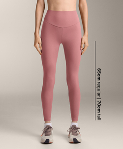 OYSHO Легинсы Comfortlux длиной до щиколотки с высокой посадкой, бледно-розовый