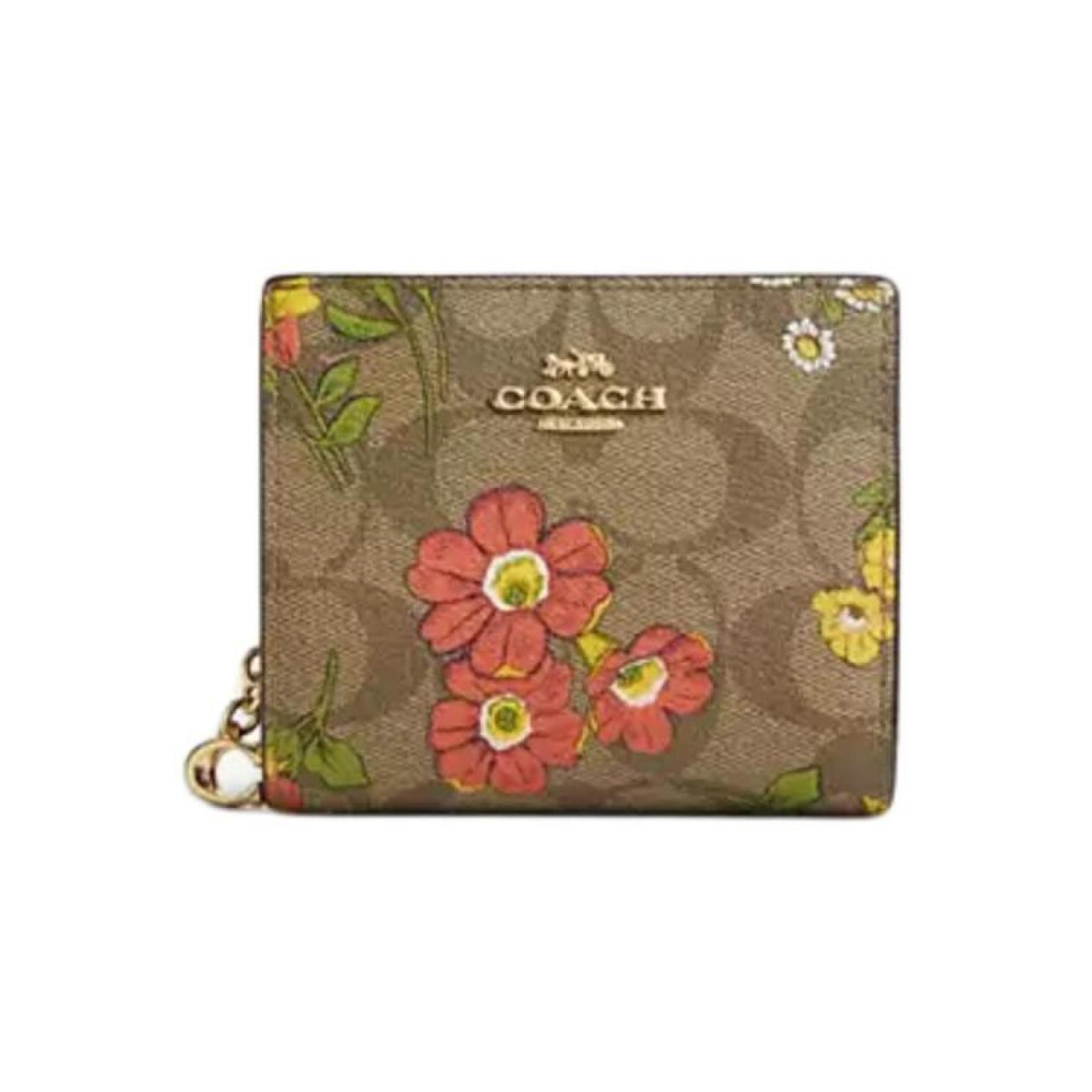 Картхолдеры и кошельки COACH Snap Wallet 11 Logo, CR939-IME7V