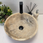 Раковина из оникса Bowl Grey TinLip BO-63051 40*40*15 44