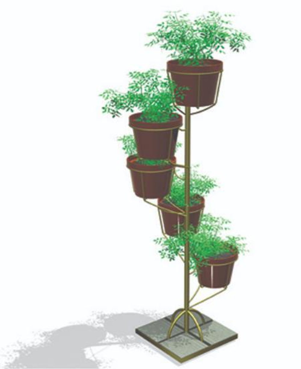 Цветочница металлическая для улицы