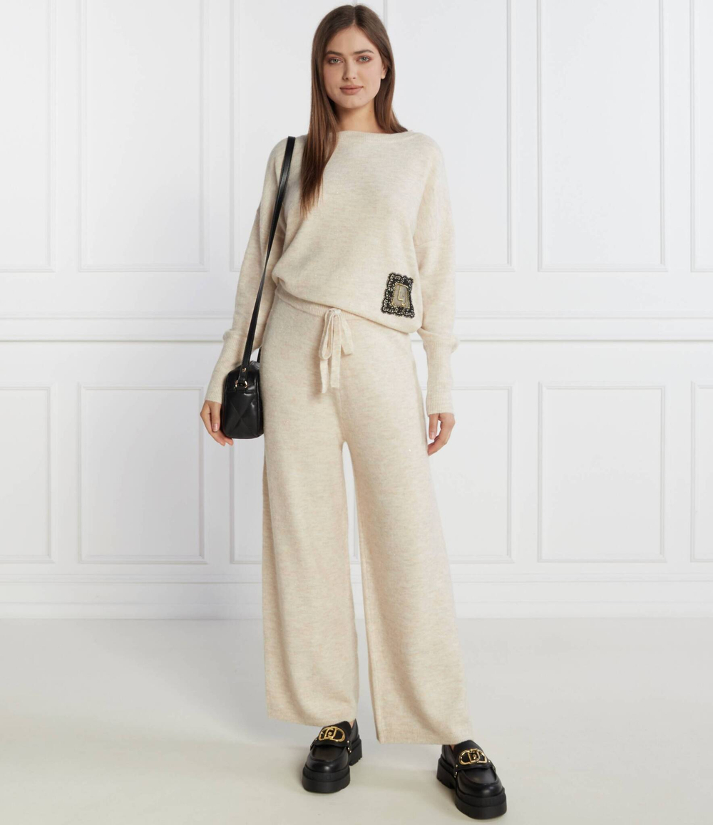 Трикотажные штаны Liu Jo Rose - бежевый(5F3046 MA08O)