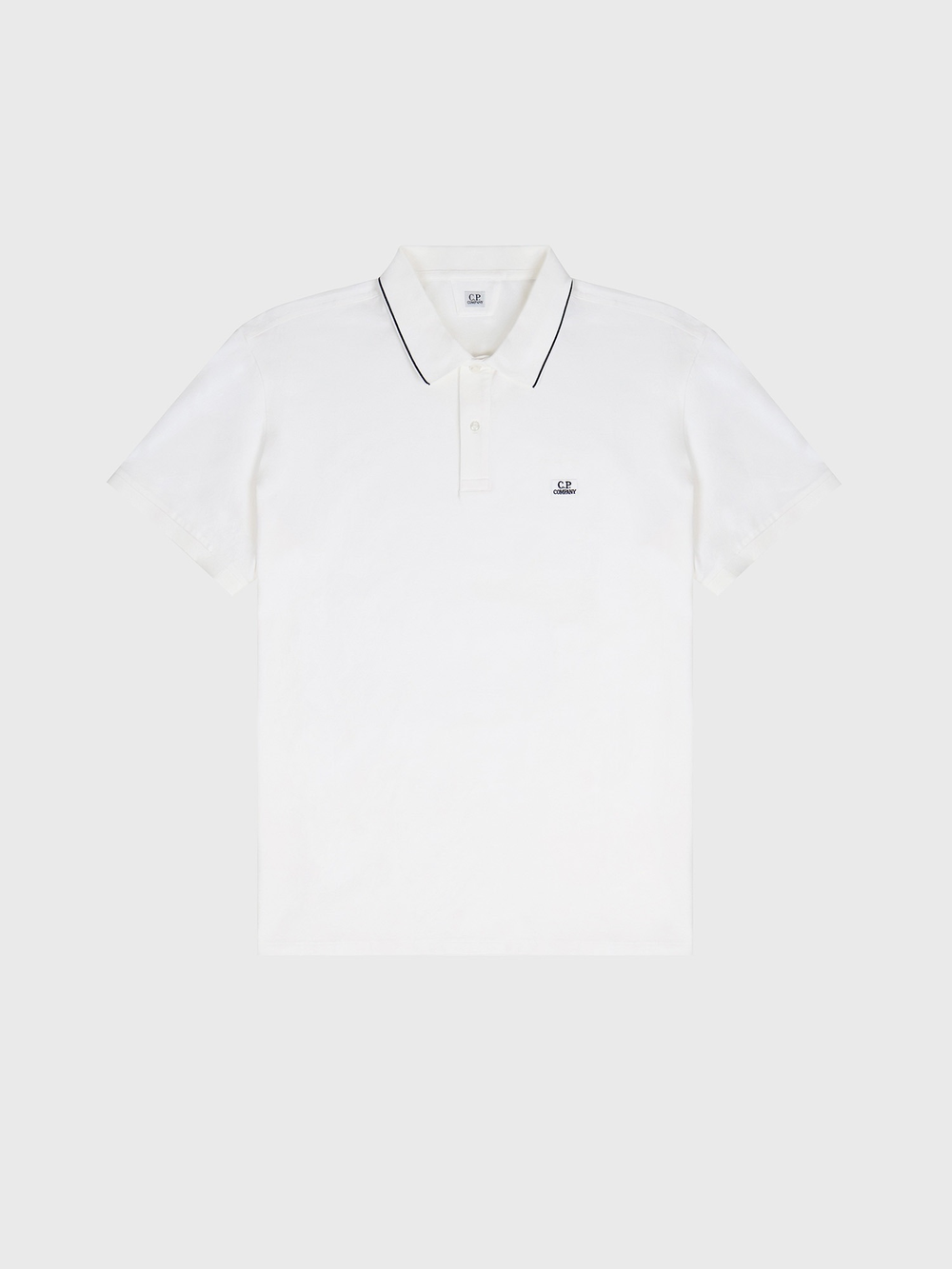 Поло C.Р. Company Stretch Piquet Line Gauze White