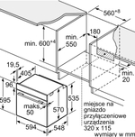 Встраиваемый духовой шкаф BOSCH HBA534EB0