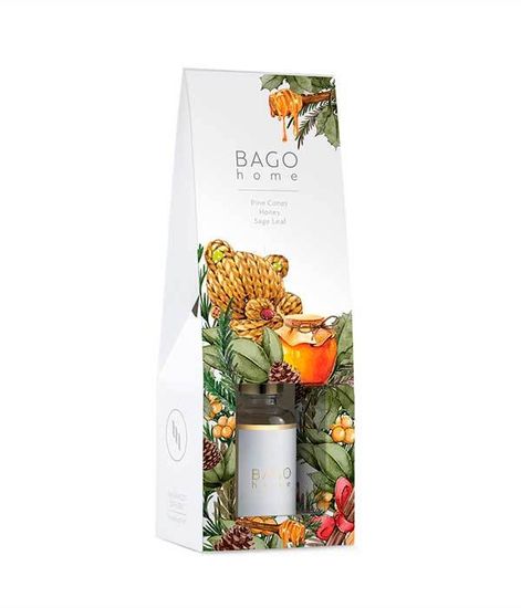Ароматический диффузор Шишки в меду, Bago home
