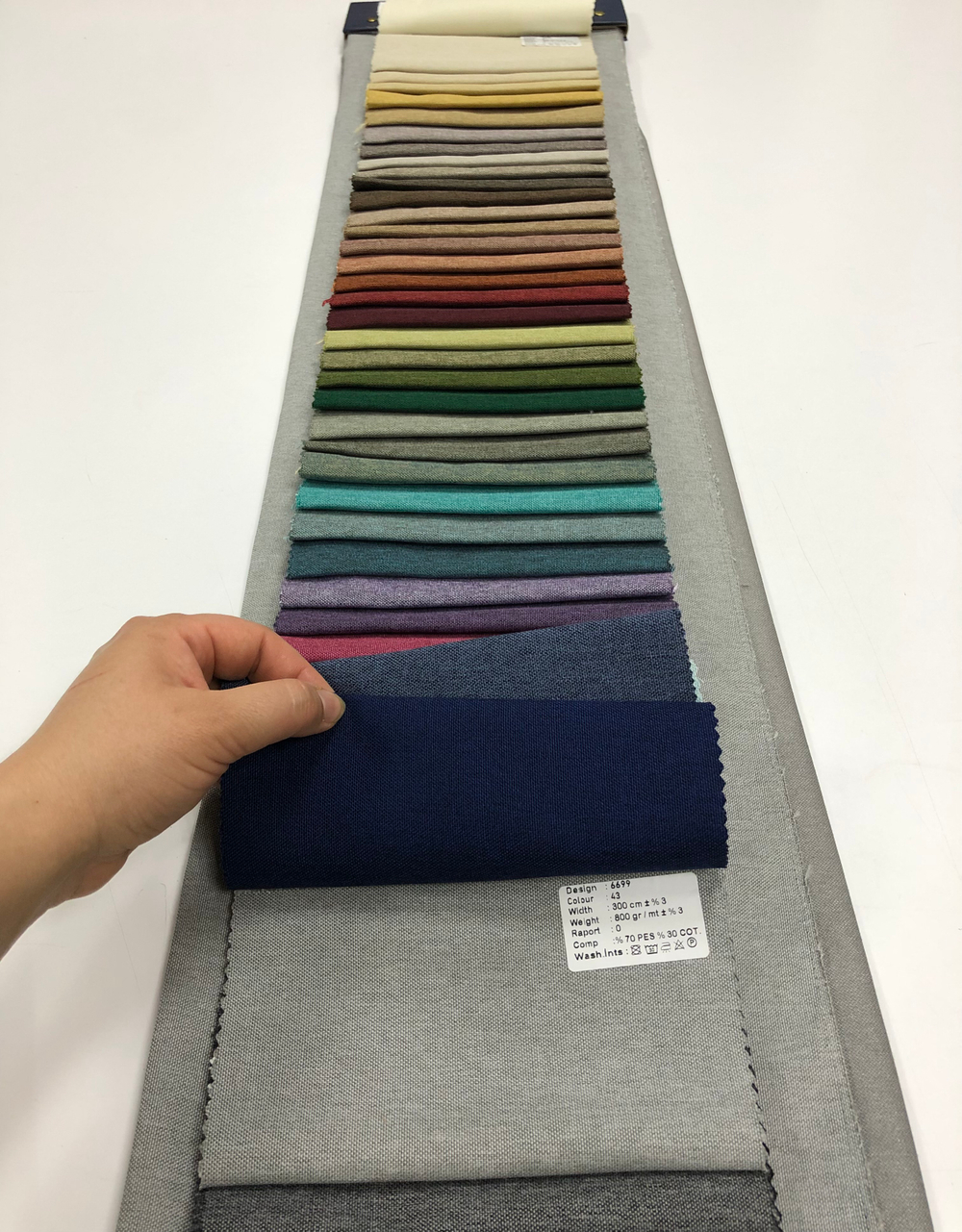 Портьерная ткань лен Megara арт. 6699