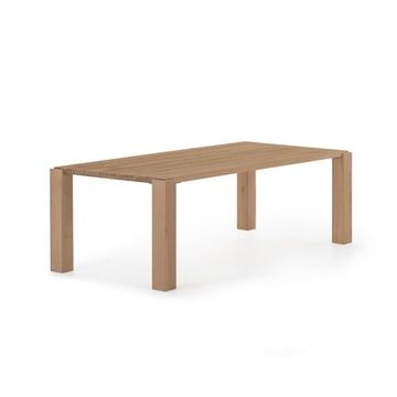 Стол Deyarina с дубовым шпоном и ножками из массива дуба 220 х 110 см