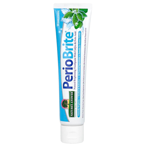 Nature's Answer, PerioBrite®, зубная паста с ксилитолом, без фторидов, зимняя мята, 113,4 г (4 унции)