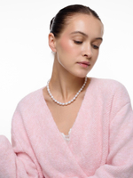 Колье "Petrol white" Silver