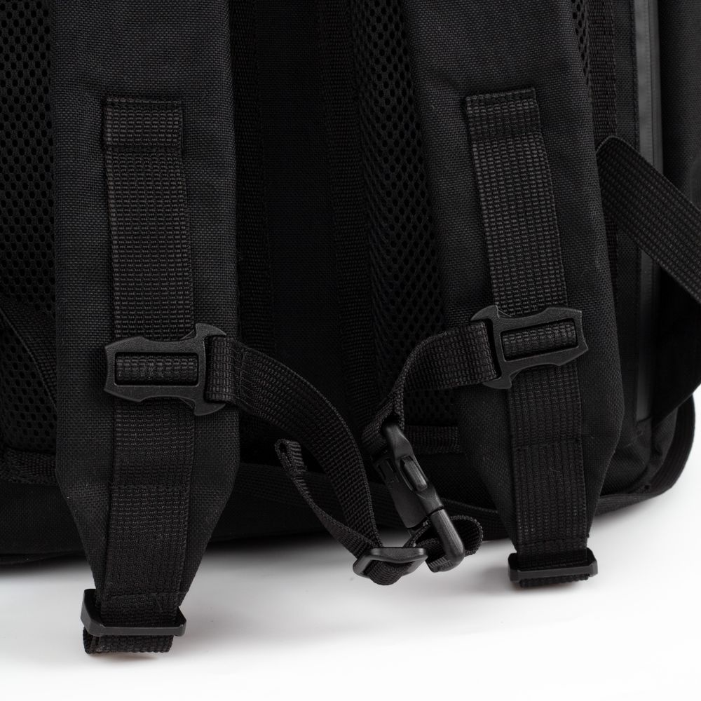 Рюкзак Якорь Сборка черный / черный рипстоп