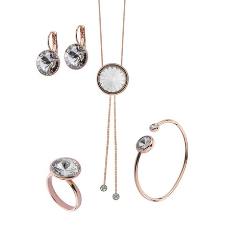 Кольцо Fiore Luna Silver Shade K1611.2 BW/RG