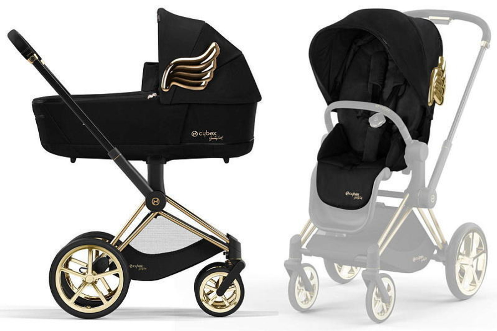 Коляска 3 в 1 Cybex Priam IV и автокресло Cloud T i-Size Jeremy Scott Wings