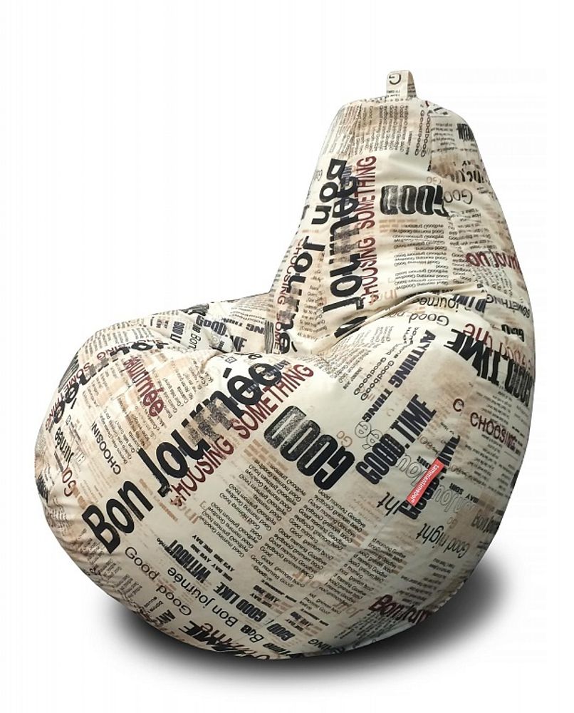 кресло мешок груша газета