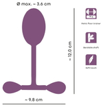 Сиреневый тренажер мыщц тазового дна Vaginal Trainer (Цвет: сиреневый)