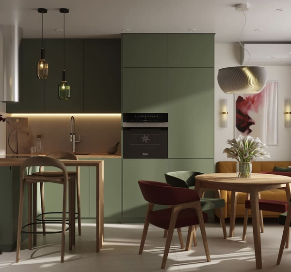 Примеры современных дизайнов кухонь из интернета