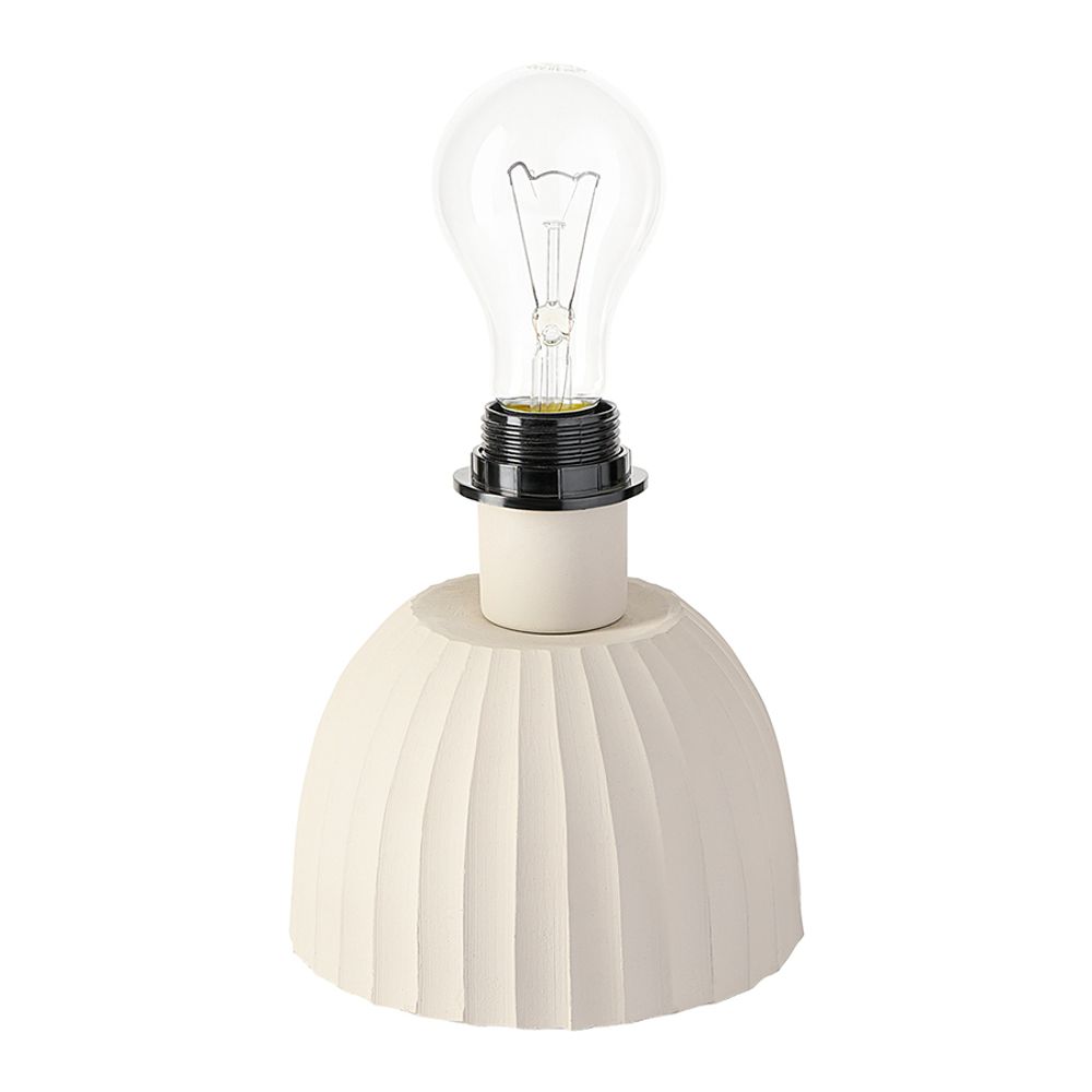 Лампа настольная Texture Rib, 27х39 см, бежевая