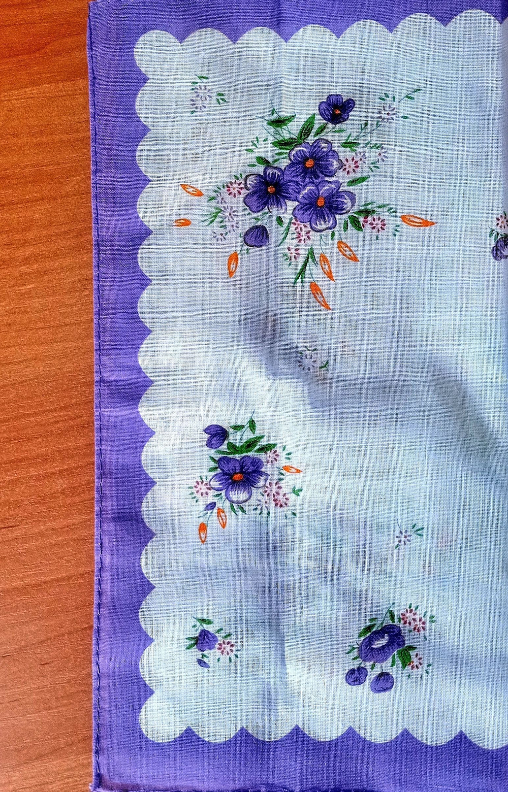 Носовой платок, размер 26-30 x 26-30 см, 1 шт., разные цвета