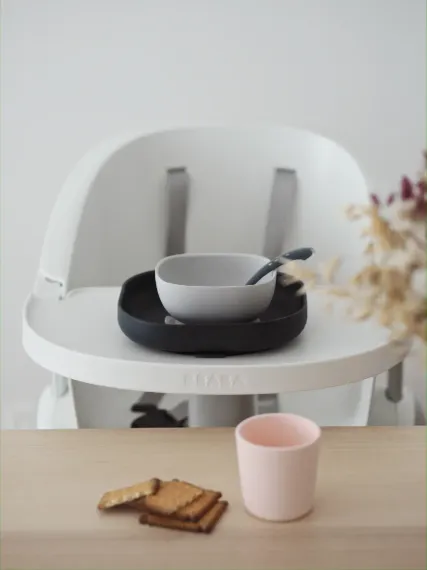 Набор посуды Beaba Coffrey Repas Silicone Night Blue