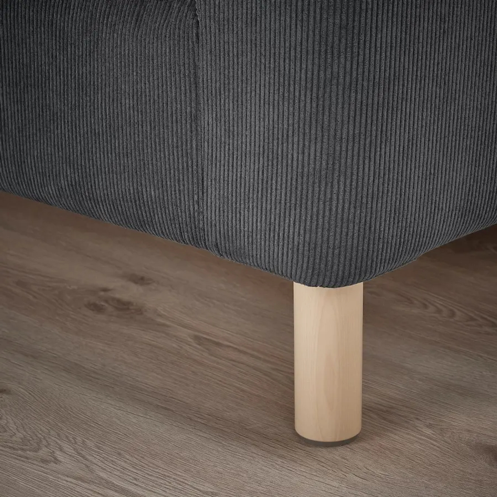 3-местный диван - IKEA PÄRUP/PARUP/ПЭРУП ИКЕА, темно-серый