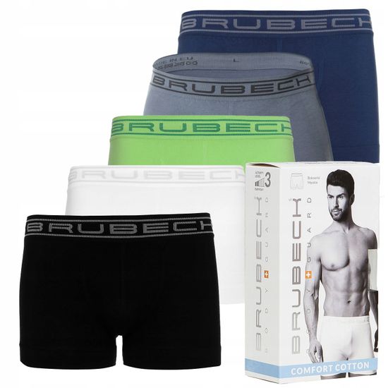 Трусы мужские боксеры Brubeck Comfort Cotton Short Boxer,BX00501A,серые