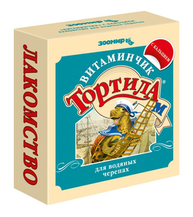 Тортила М Витаминчик с кальцием, лакомство для водяных черепах, 30гр.