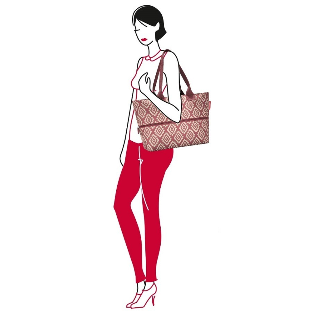 Сумка shopper e1 diamonds rouge