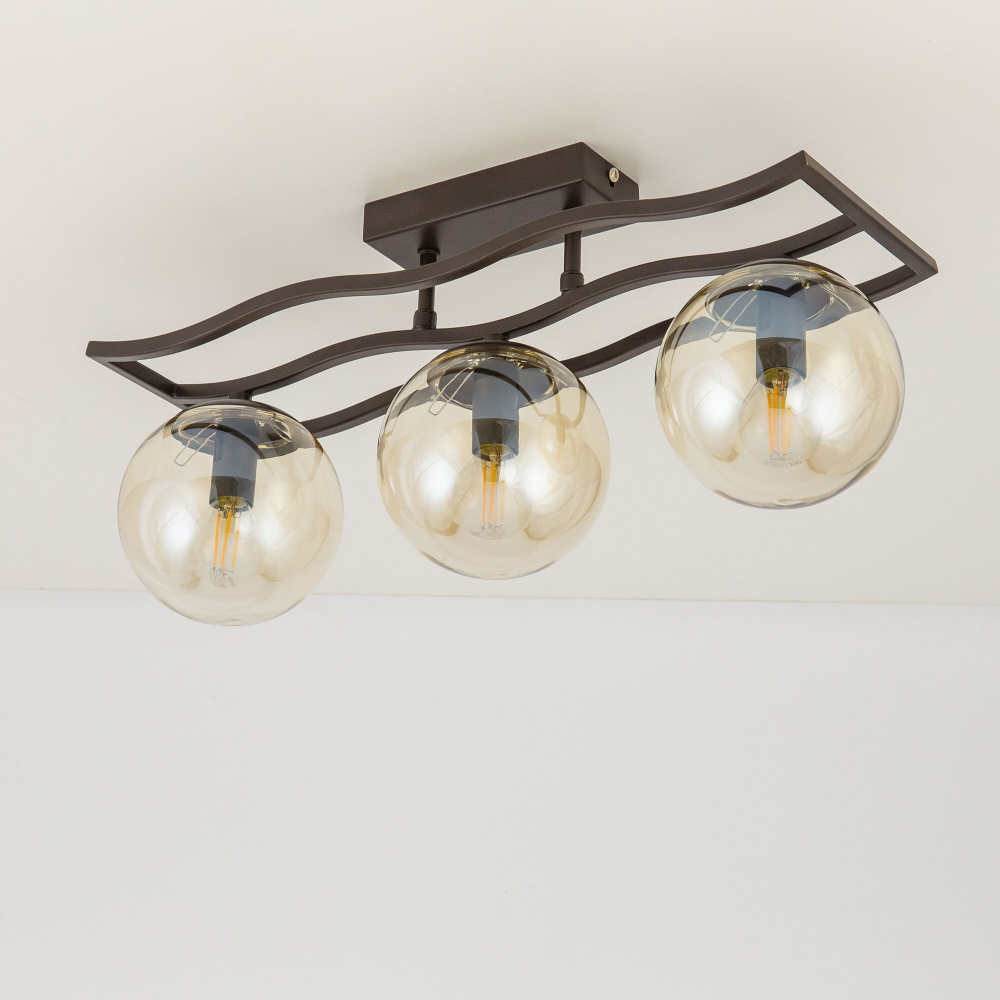 Citilux Бриз CL106235 Люстра потолочная Венге