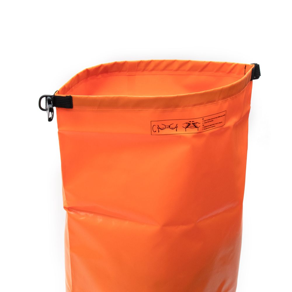 Гермомешок &quot;СЛЕДОПЫТ - Dry Bag&quot; без лямок, 100 л,ПВХ, цв. оранжевый/20/