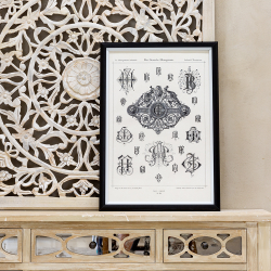 Арт-постер Объект мечты Монограмма 25