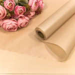 Пленка В рулоне 10 м х 58 см двухсторонняя (Пудровый)