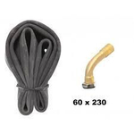 Камера вело колясочная 60х230 (12х1.95) кривой ниппель