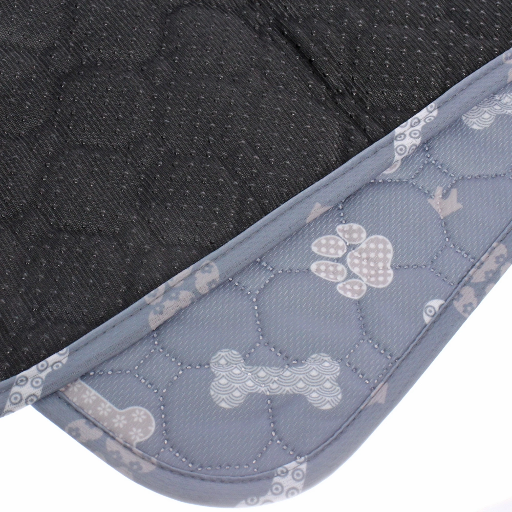 Пеленка непромокаемая многоразовая «ЧИСТЫЕ ЛАПКИ», цвет серый, 4-х слойная, 50*70см